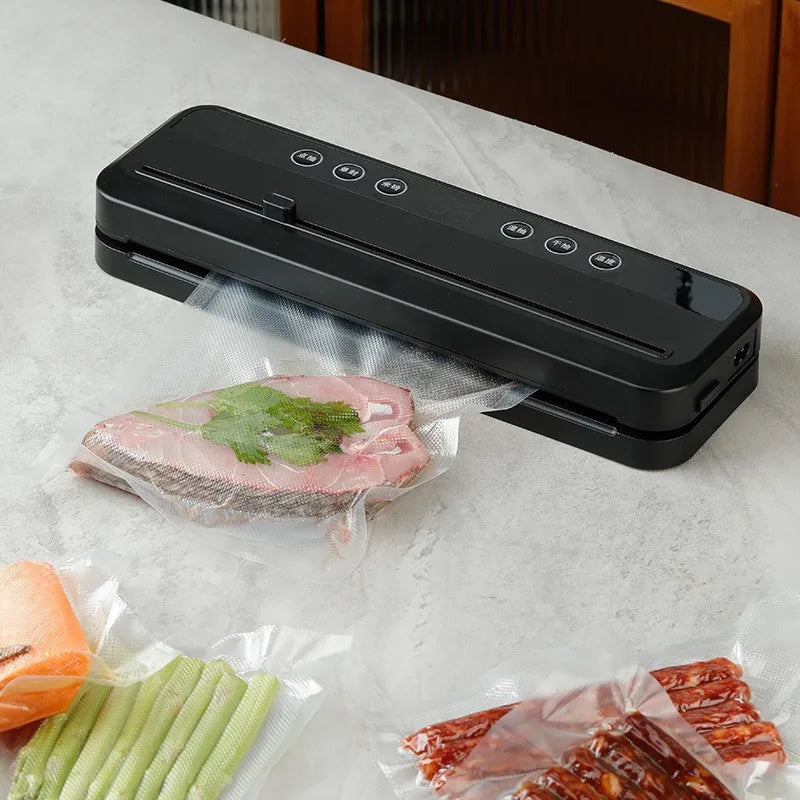 DUTRIEUX Food Vacuum Sealer with Built-In Cutter & Bag Storage