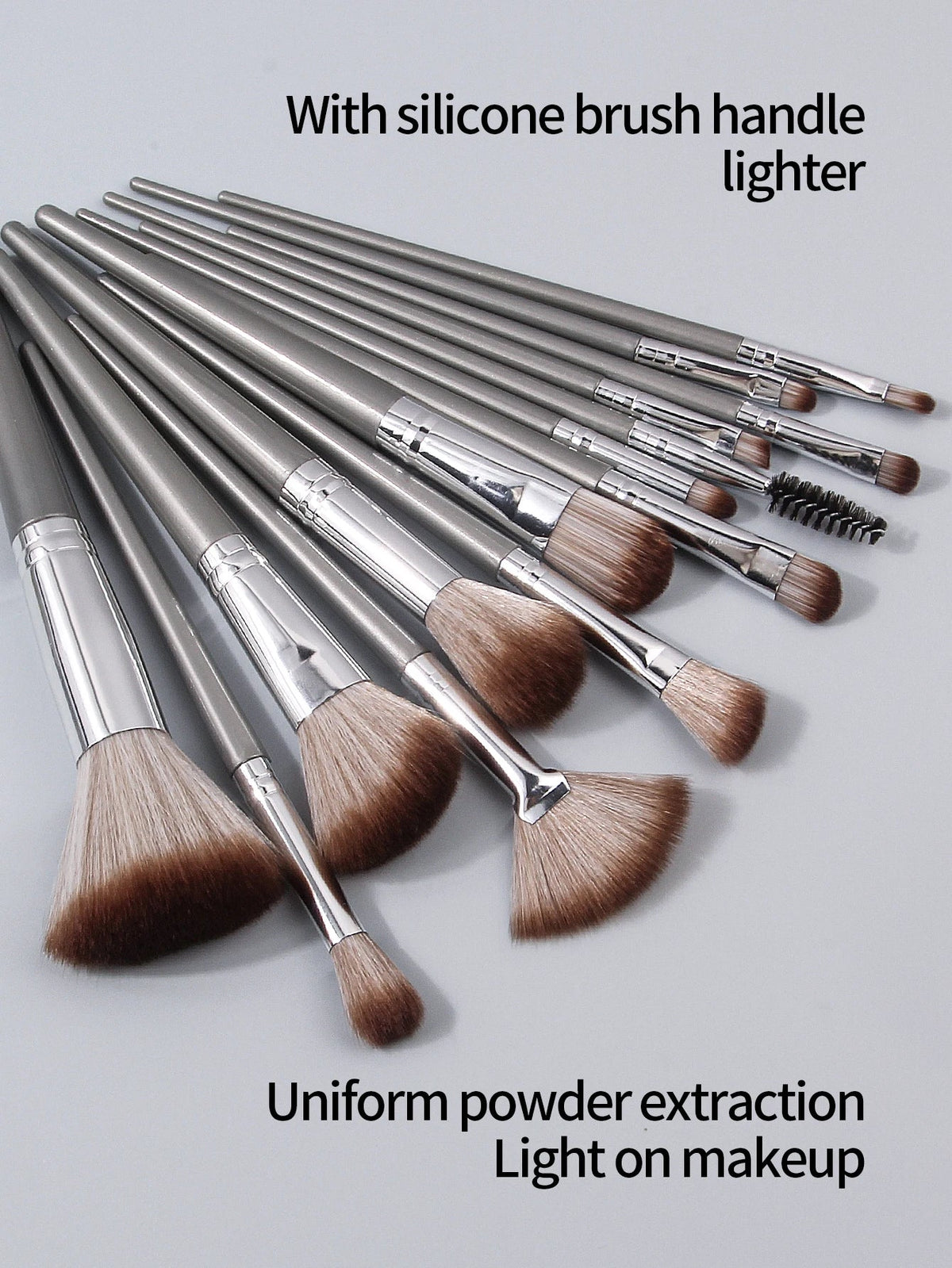 18PCS Professional Makeup Brush Set with Sponges & Puffs