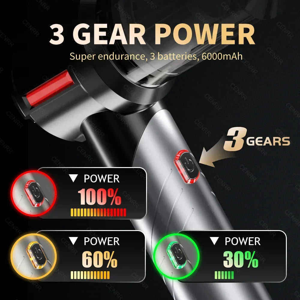 CENRR Cordless Handheld Car Vacuum Cleaner & Mini Blower