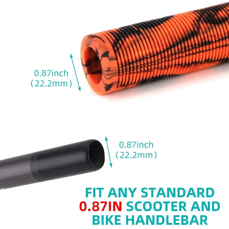 BUCKLOS 165mm Rubber Bike Handlebar Grips – Anti-Slip Pair