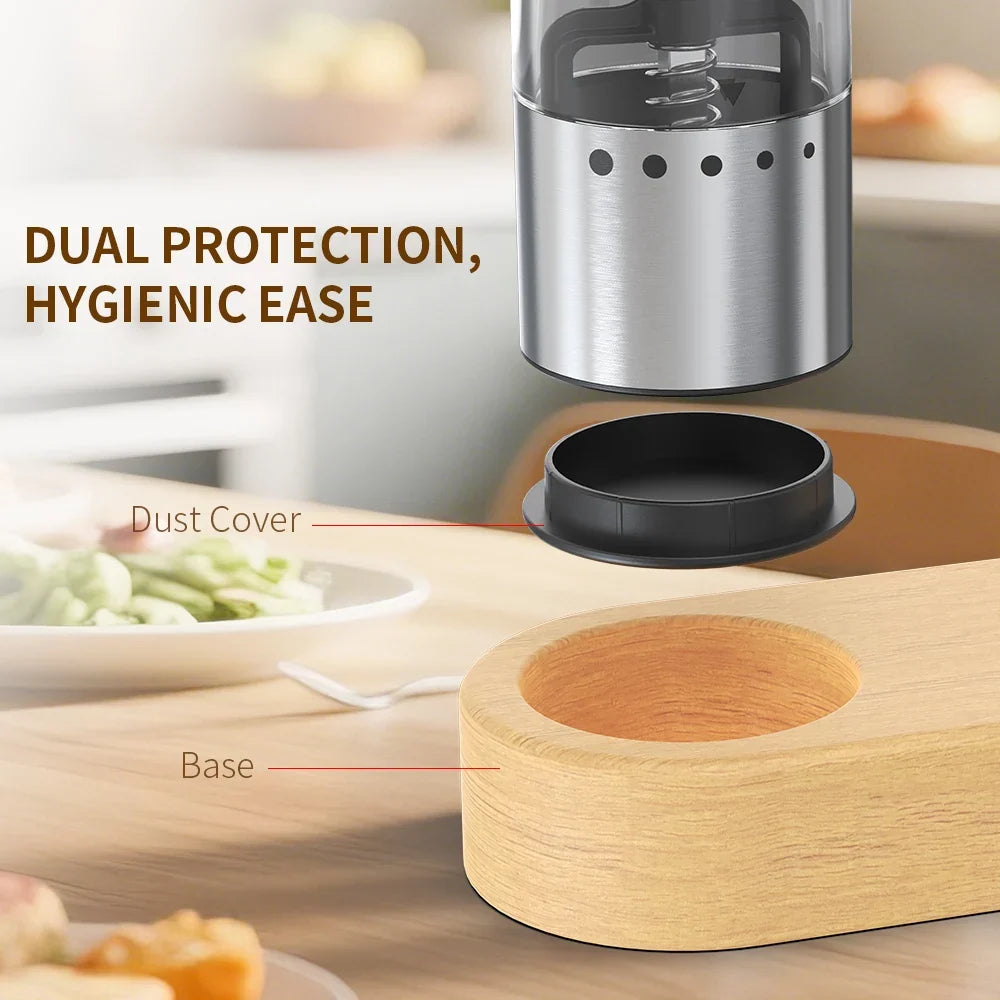 CLITON USB Rechargeable Electric Pepper & Salt Grinder Mill