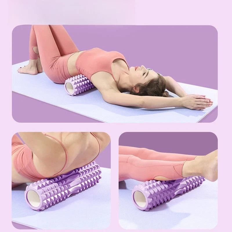 Foam Muscle Roller – Deep Fascia Massage for Fitness & Yoga