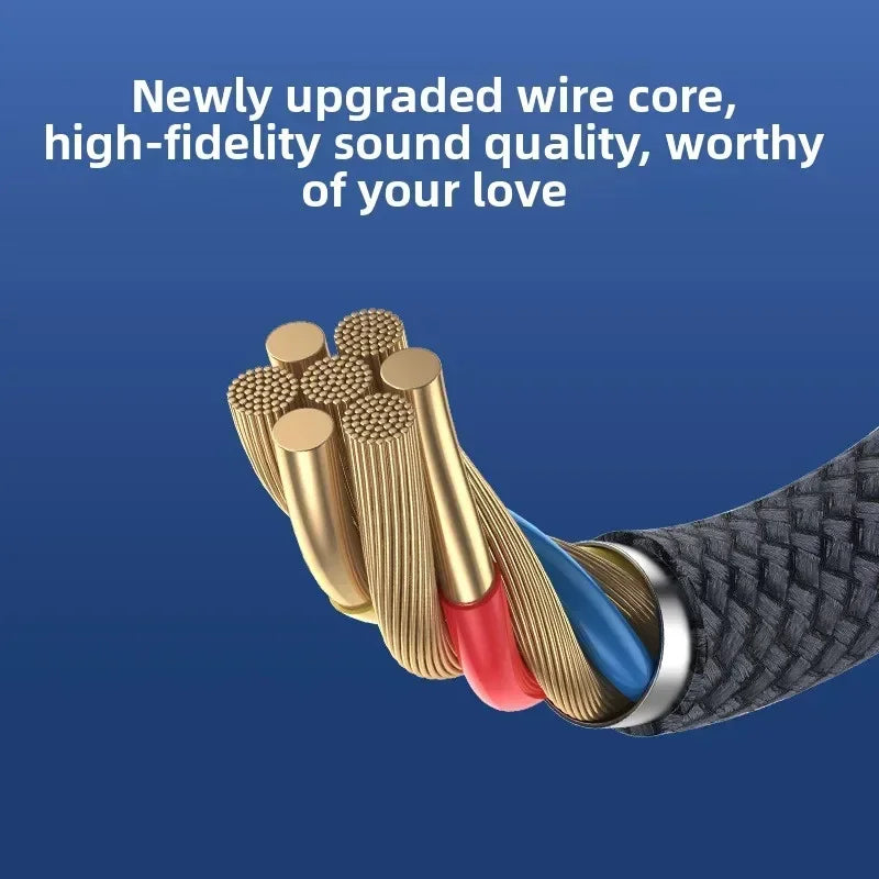 6.35mm to RCA Audio Cable – Dual-Core Mixer Connector