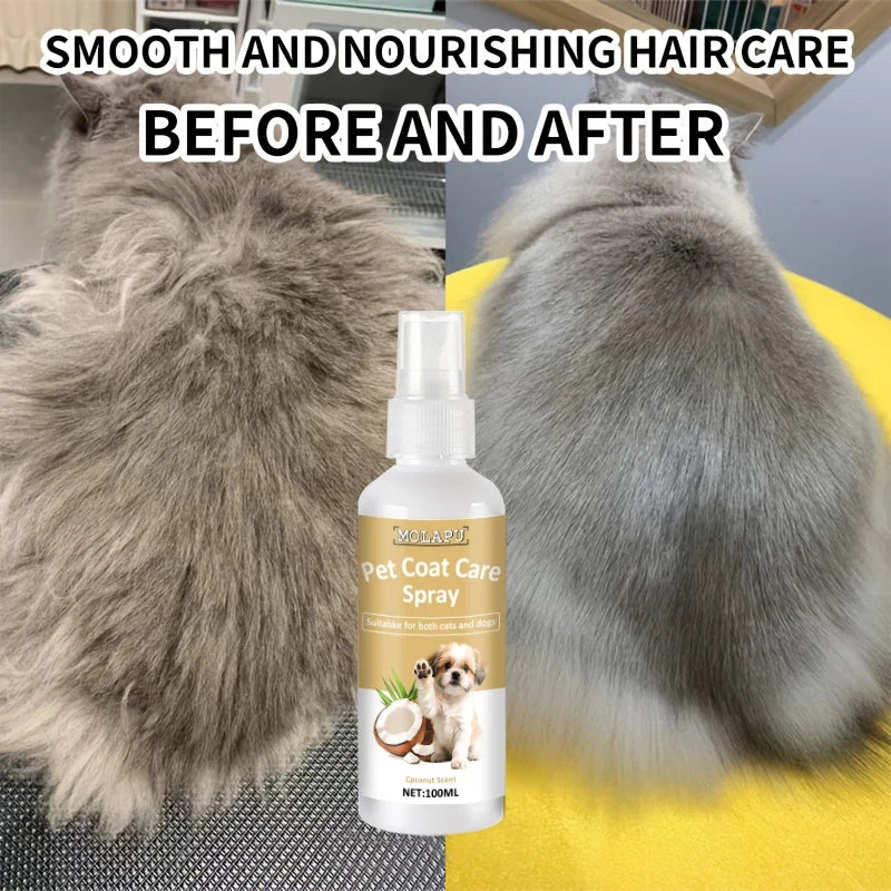 Pet Detangling Spray – Smooth & Tangle-Free Cat Coat