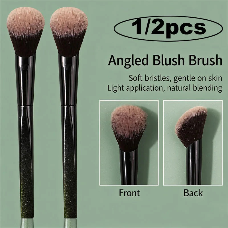 Angled Blush Brush – Soft Contour Highlight Powder Brush