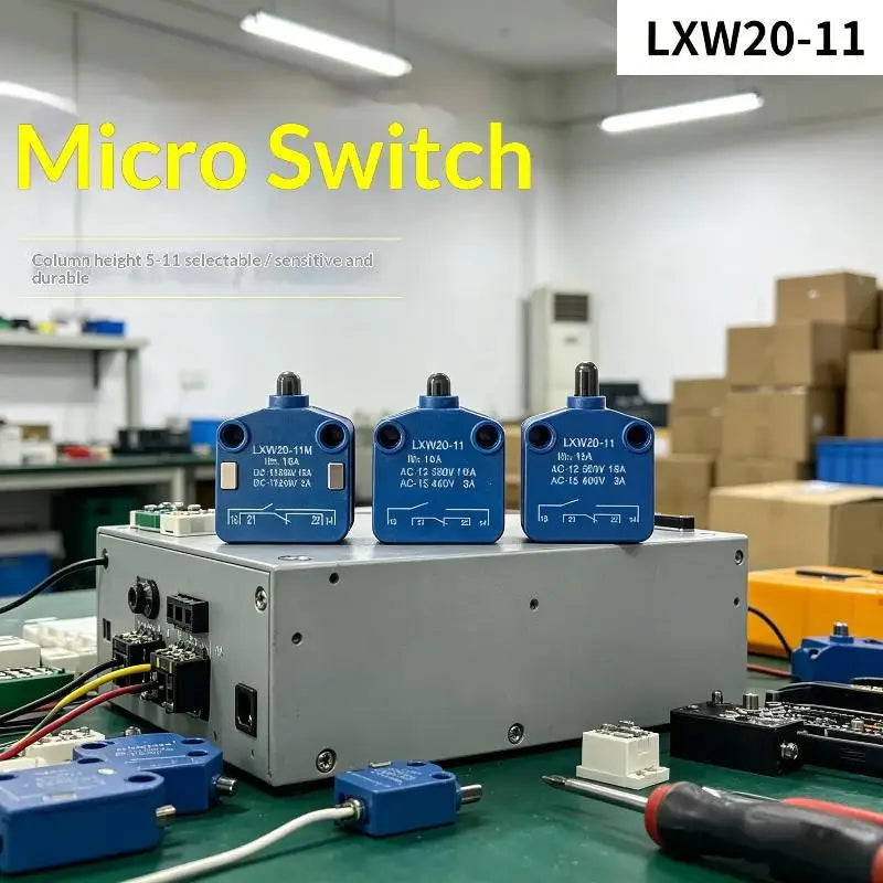 LXW20-11/M Micro Limit Switch 16A 1NO 1NC Silver Contact