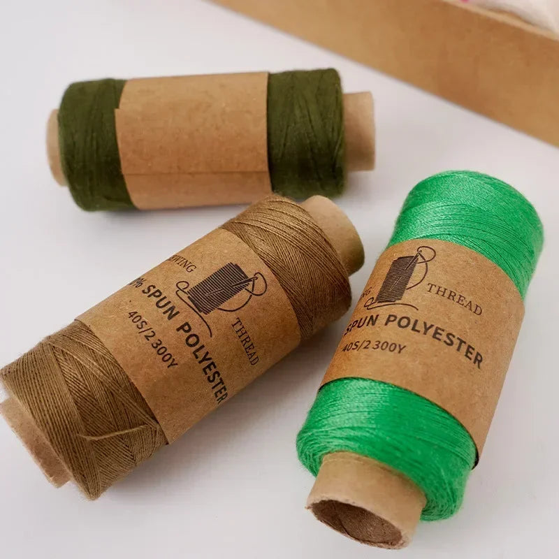 Polyester Sewing Thread Set 12/18/24 Colors – Small Spools Kit