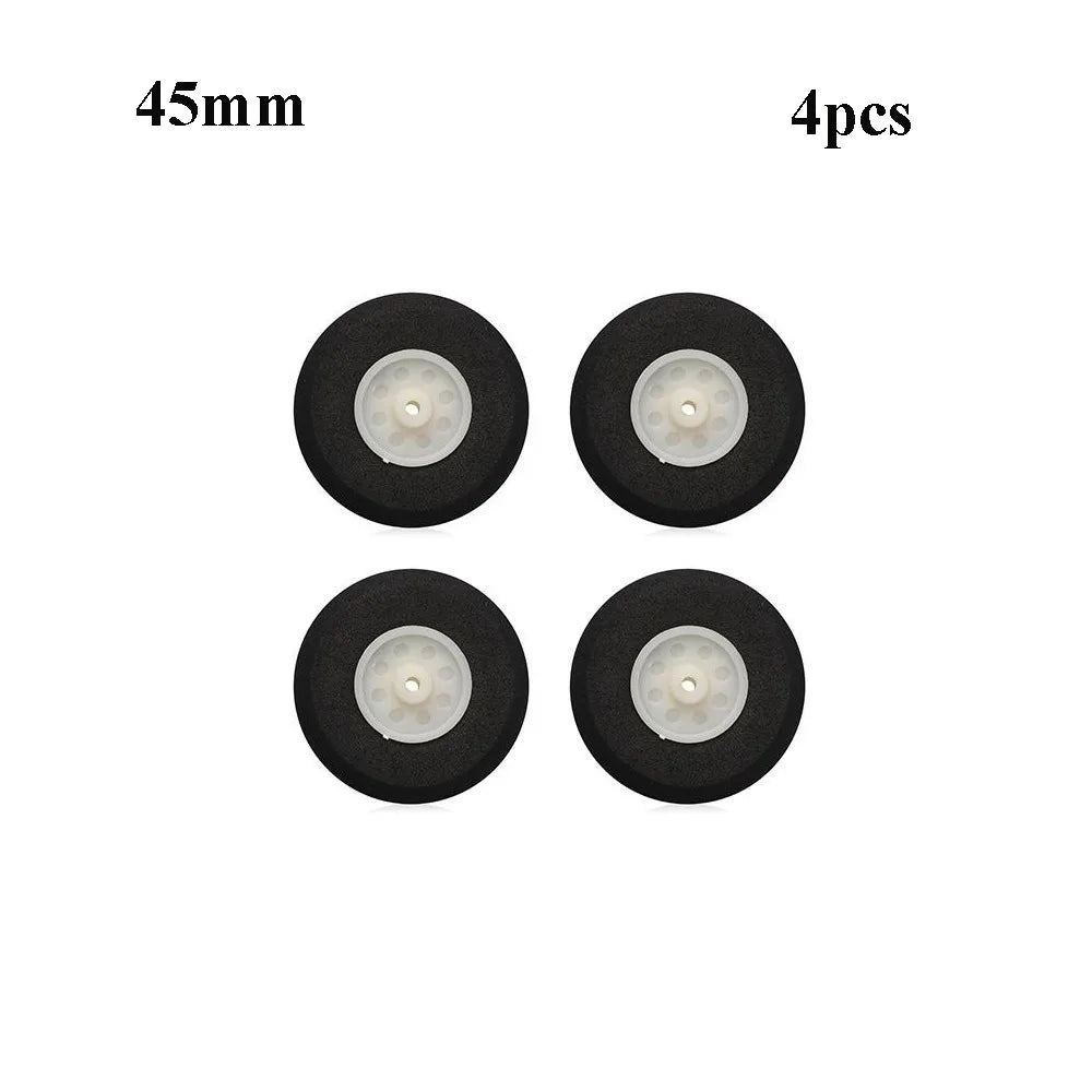 4pcs EVA Sponge Wheels 25–76mm DIY RC Plane Aircraft Parts