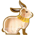 Wooden Animal Coin Bank – Rabbit & Chick Money Box Décor