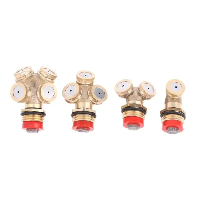Brass Misting Nozzle Garden Irrigation Sprinkler Head 1-3pc