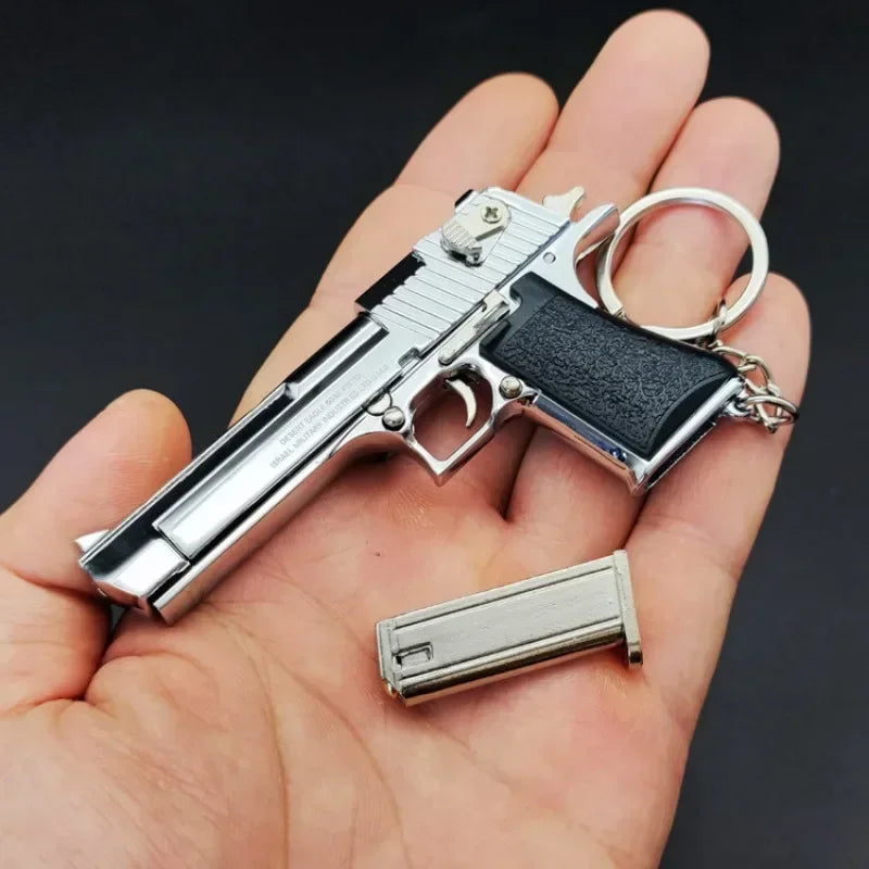 1:3 Scale Metal Desert Eagle Mini Model Keychain | Boys Gift