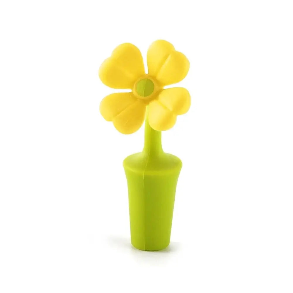 Silicone Wine Bottle Stopper Flower Design – Leak-Proof