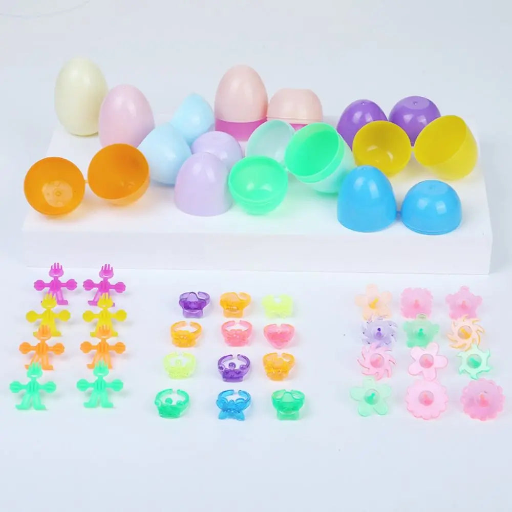 10-Pack Multicolor Openable Easter Capsule Eggs | Random Filler