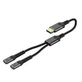 USB to Dual/Triple USB-C Female Splitter Adapter Cable | Hub