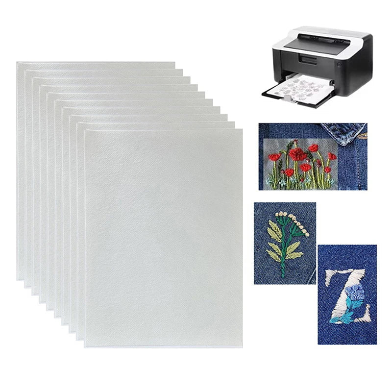 Water-Soluble Embroidery Stabilizer Paper – 1 or 10 Pack