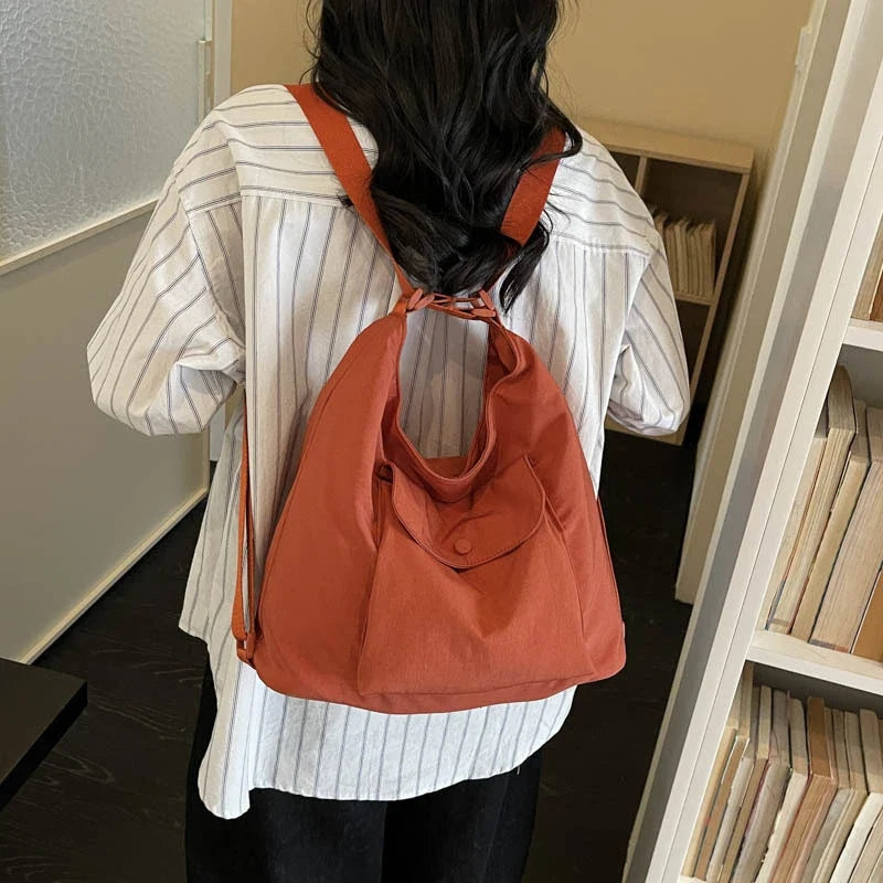Women's Convertible Canvas Crossbody Bag & Backpack