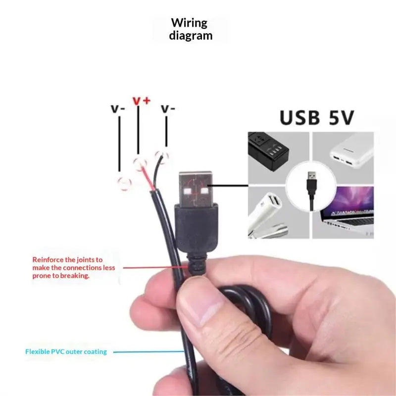 USB 5V 4-Key LED Dimmer Controller 2CH CCT Bicolor Switch