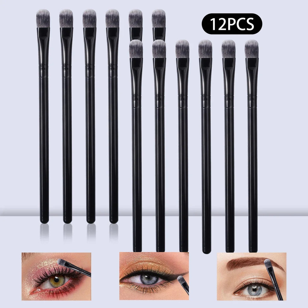 12PCS Soft Bristle Eye Makeup Brush Set – Blend & Highlight