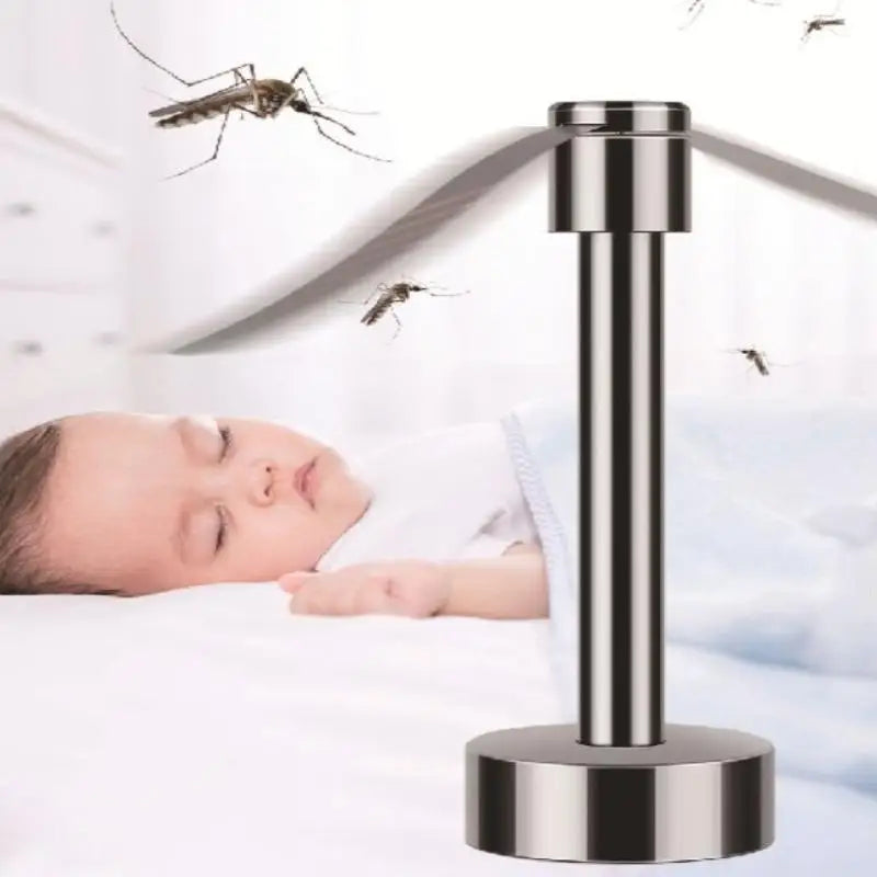 Portable Stainless Steel Fly Repellent Fan | Battery Powered