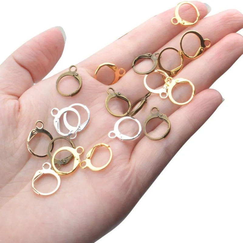 30pcs French Earring Hooks Copper DIY Jewelry Making Findings
