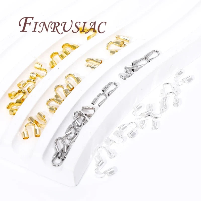14K Gold Plated Wire Protectors U-Shape Loops | Jewelry Making