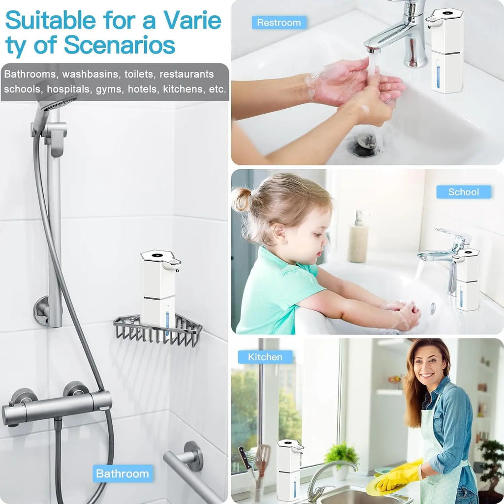 DUTRIEUX Touchless Foaming Soap Dispenser USB Wall Mount 360ml
