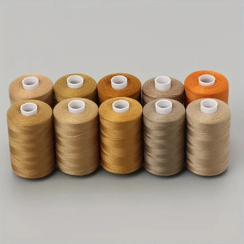 Brown Polyester Sewing Thread – Quilting, Embroidery & Overlock