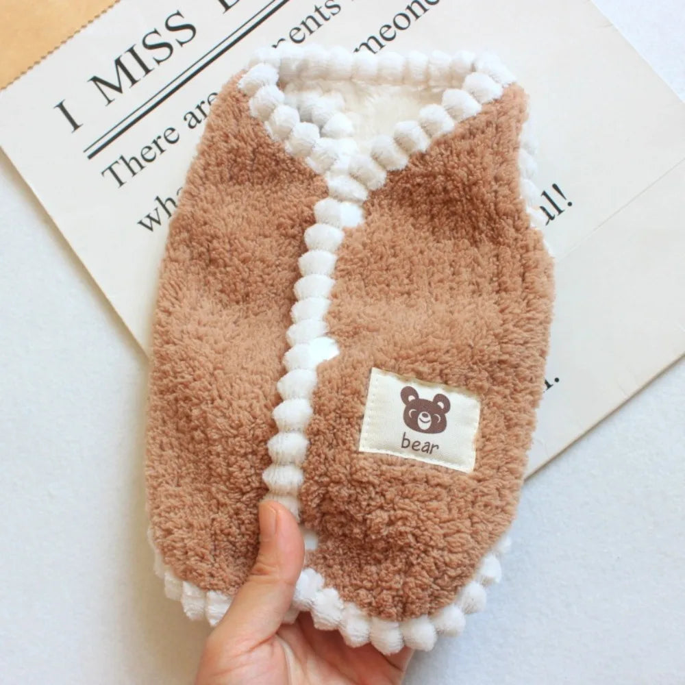 Winter Fleece Dog Coat – Warm Jacket for Small Dogs & Cats