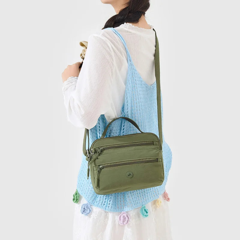 Nixie Large Canvas Crossbody Bag – Travel Shoulder Bag