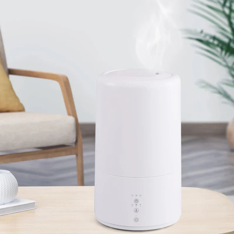 Portable Ultrasonic Desk Humidifier – Quiet, Warm LED, USB