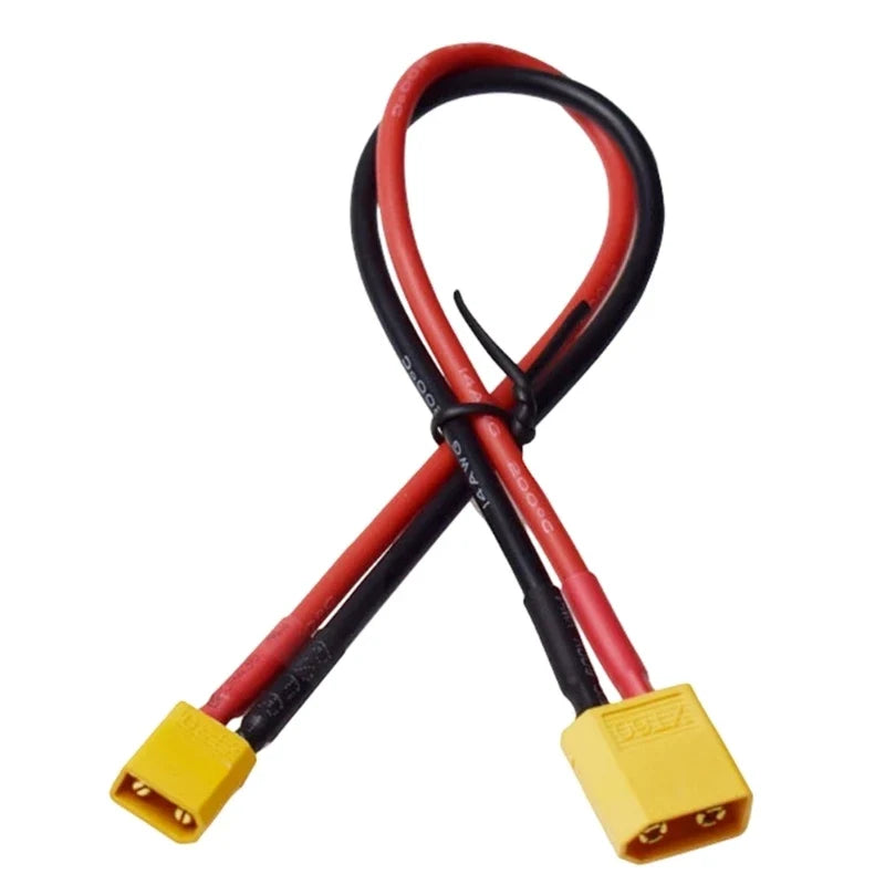 XT30 to XT60 Male Adapter Cable | 14AWG Silicone Wire