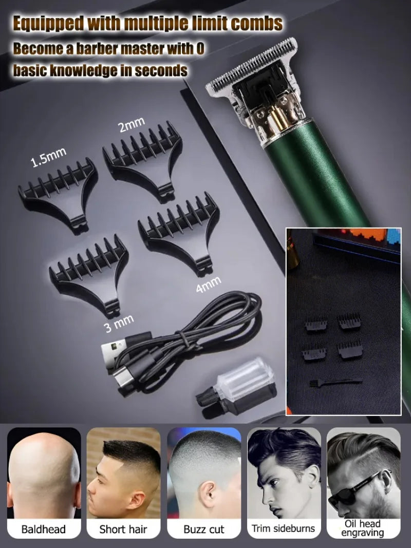Rechargeable Cordless Hair Clipper – Beard & Hair Trimmer