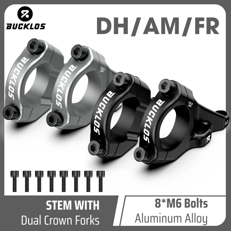 BUCKLOS MTB Direct Mount Stem CNC 6061 Alloy 31.8/35mm DH/AM