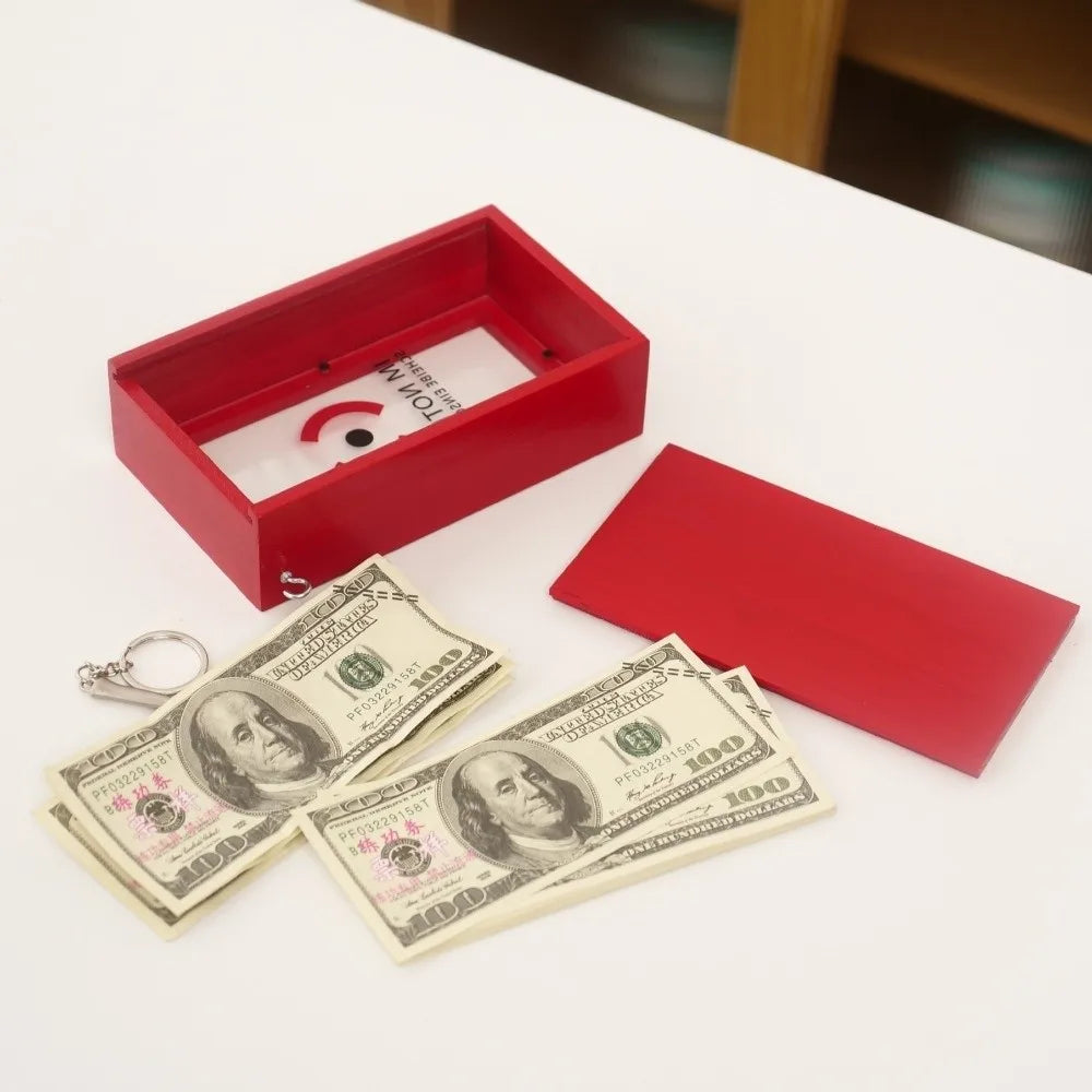 Break In Case of Emergency Wooden Gift Box with Hammer