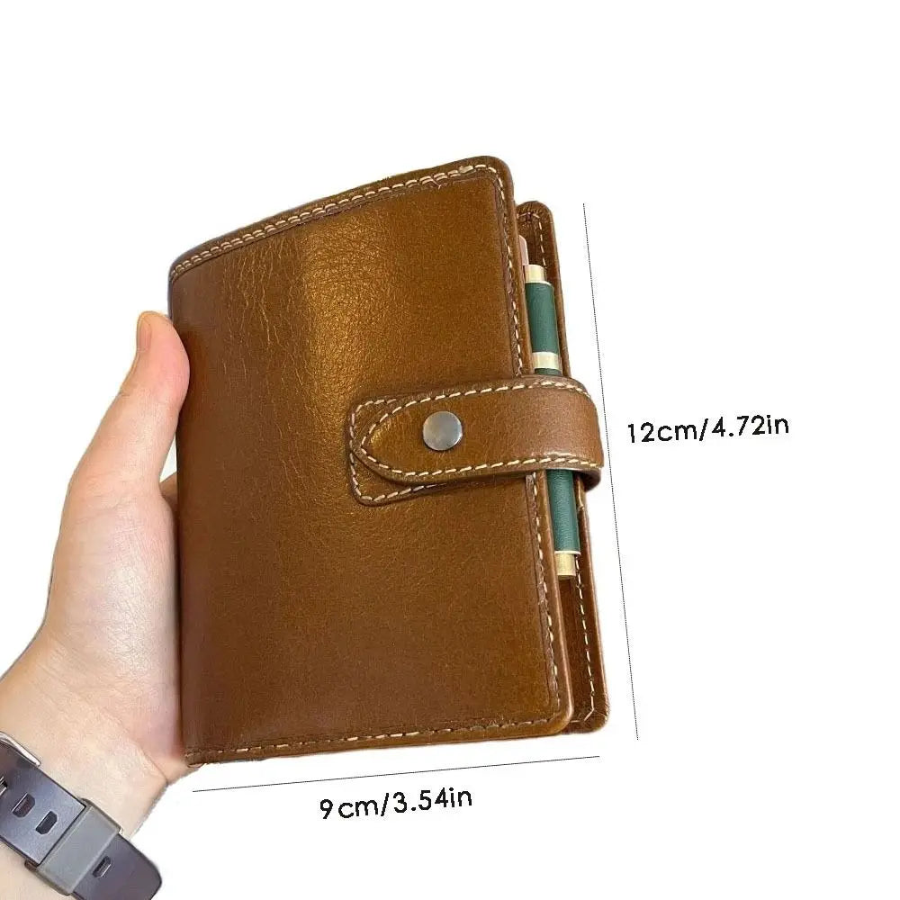 M5 Loose-Leaf Notebook Hard Shell DIY Scrapbook Travel Planner