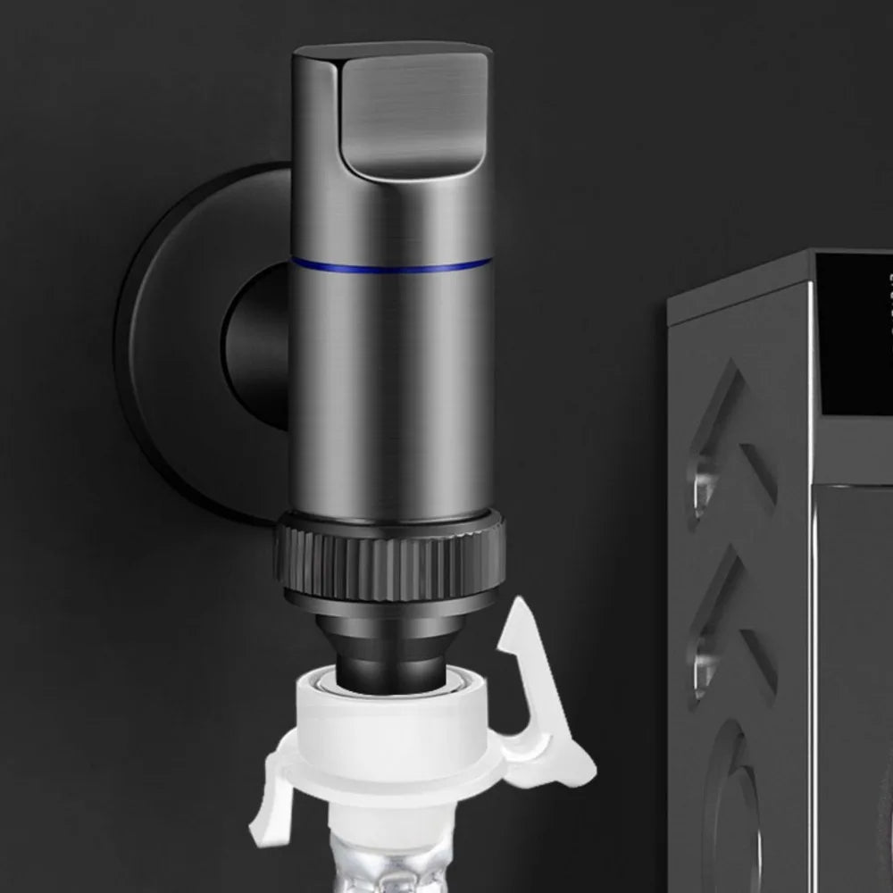 Wall-Mounted Stainless Steel Washing Machine Faucet Valve G1/2
