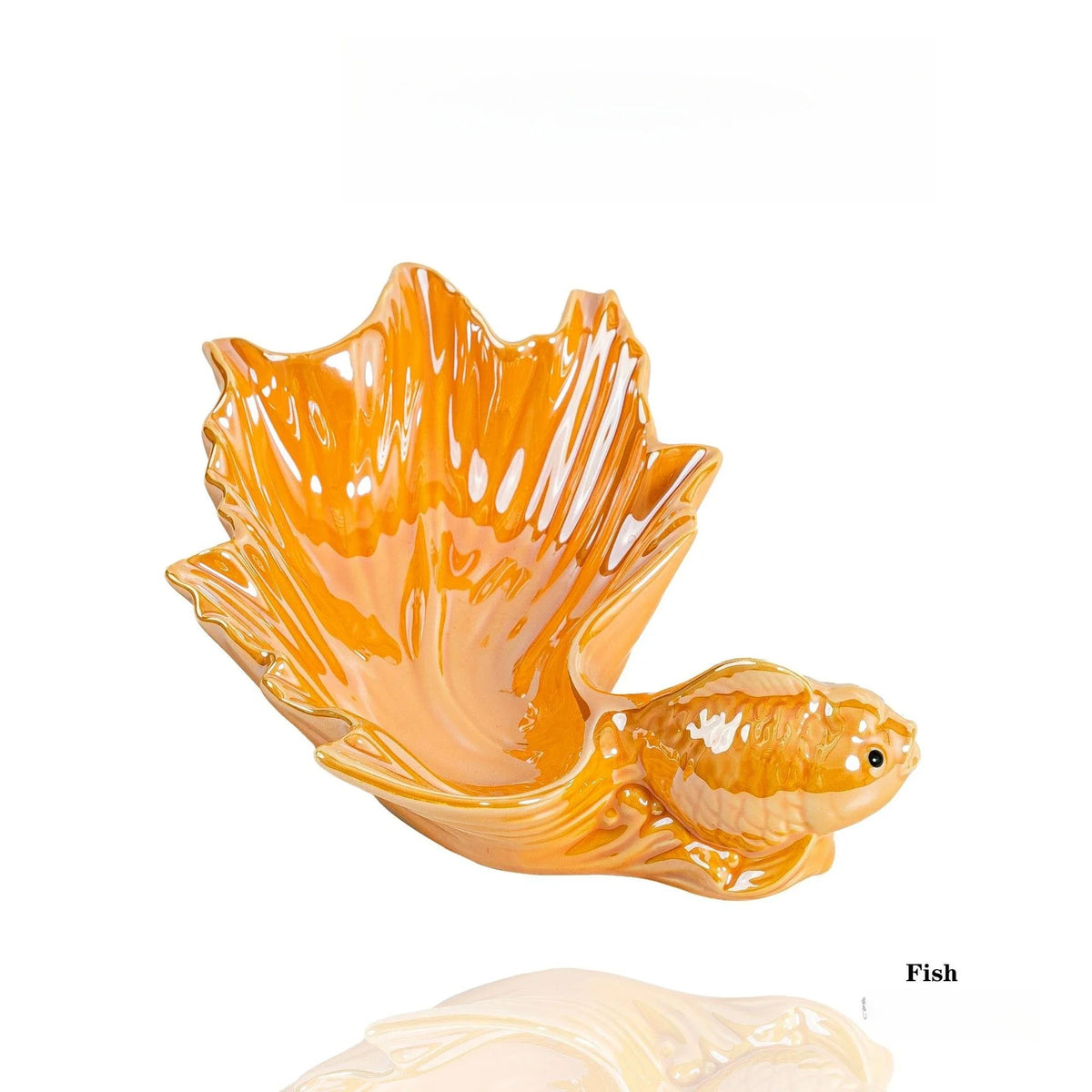 Ceramic Fish-Shaped Snack & Fruit Tray | Nixie Home Decor