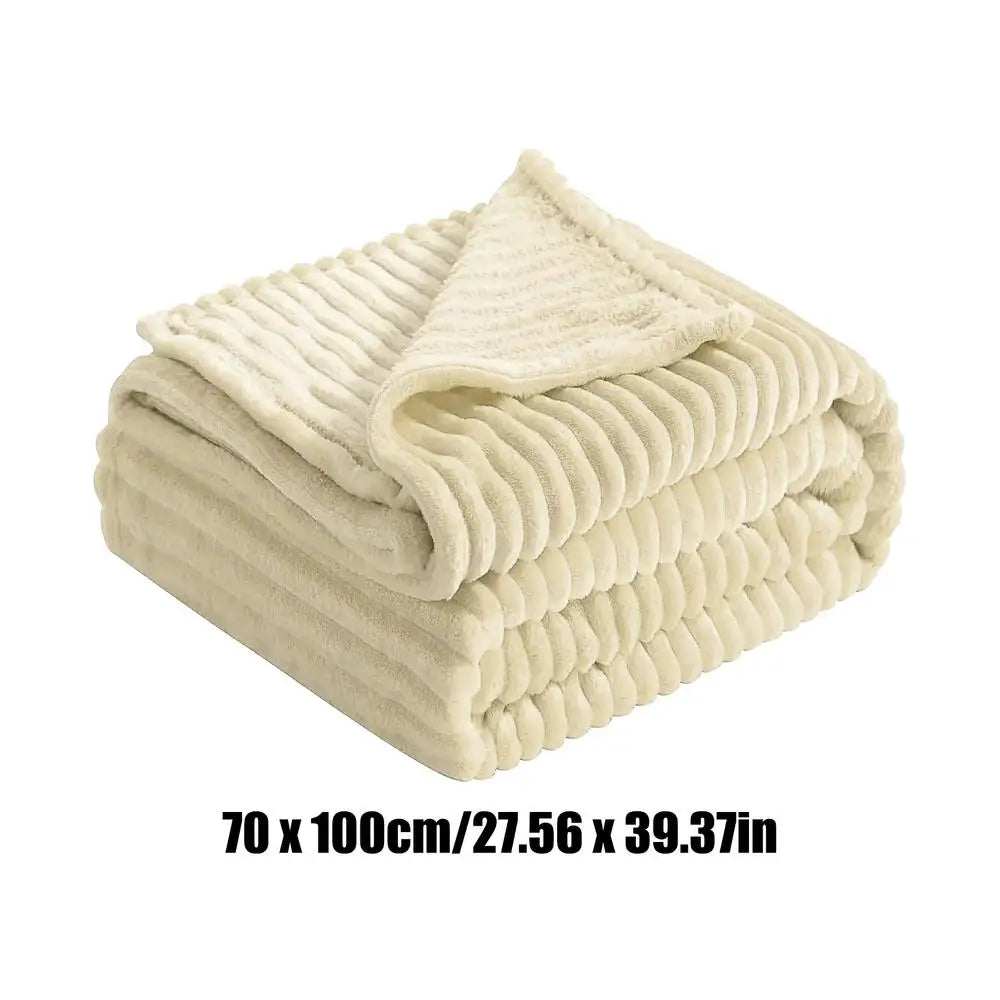 Washable Coral Fleece Pet Blanket for Dogs & Cats – 70x100cm