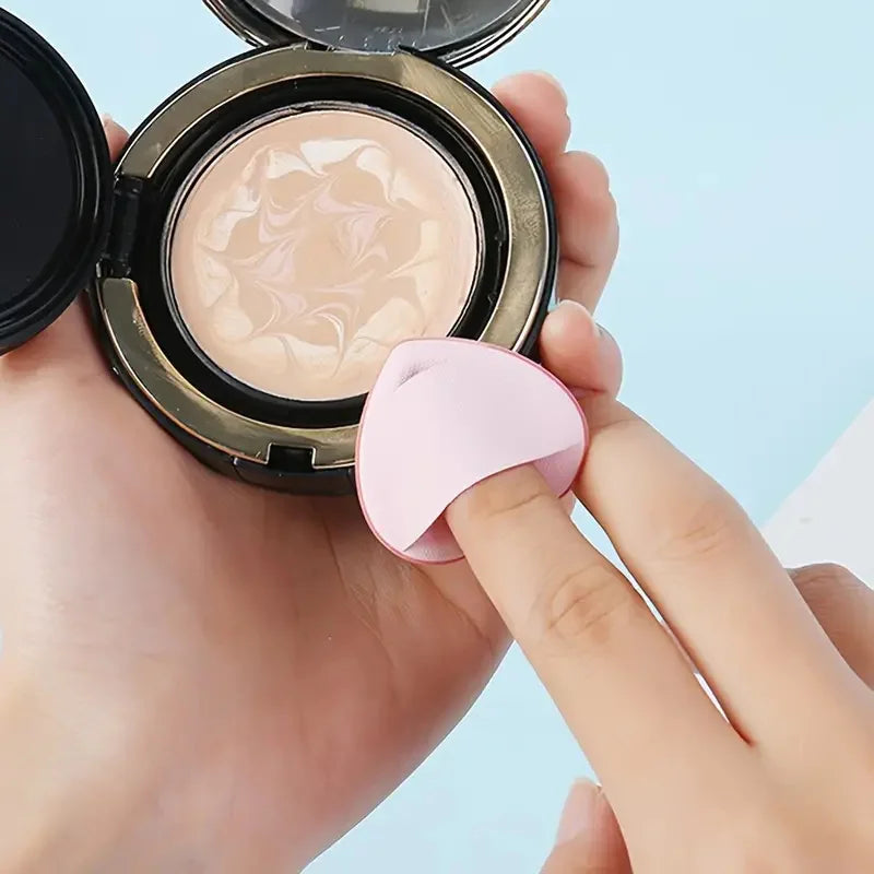Mini Finger Powder Puff Set – Foundation & Concealer Sponge