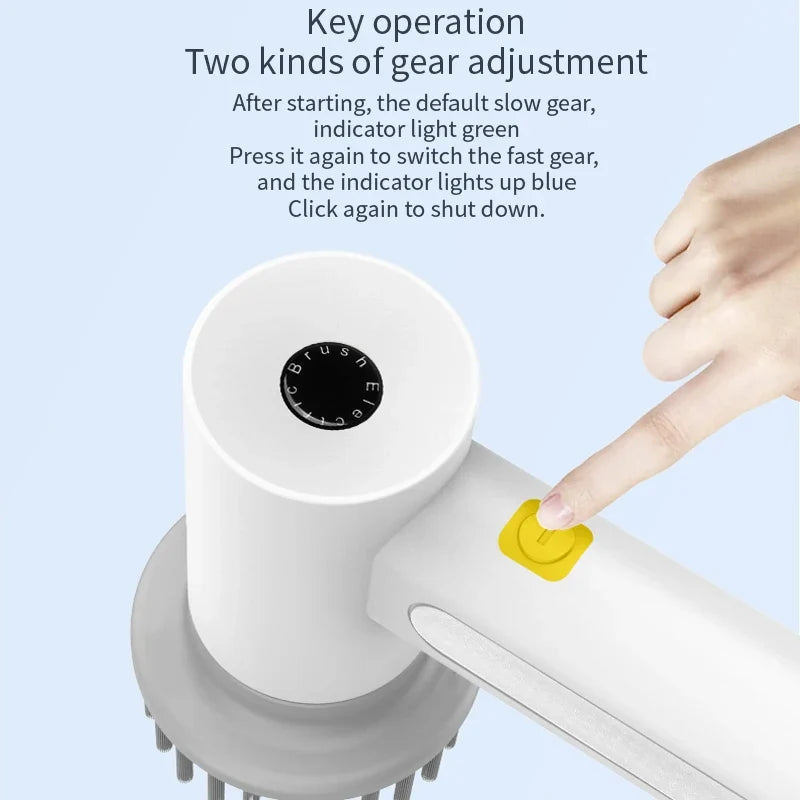 Electric Rechargeable Cleaning Brush – Kitchen & Bathroom