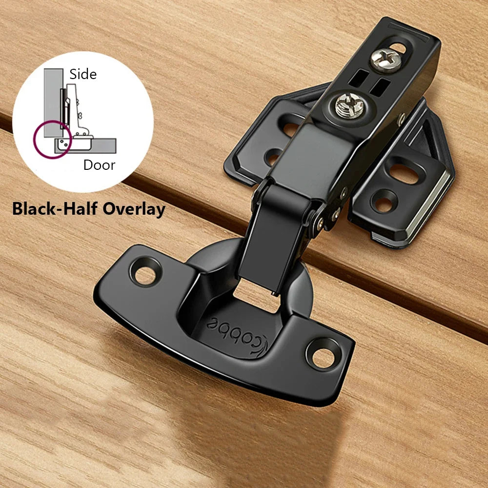 Soft Close Cabinet Hydraulic Hinges – Stainless Steel Damper