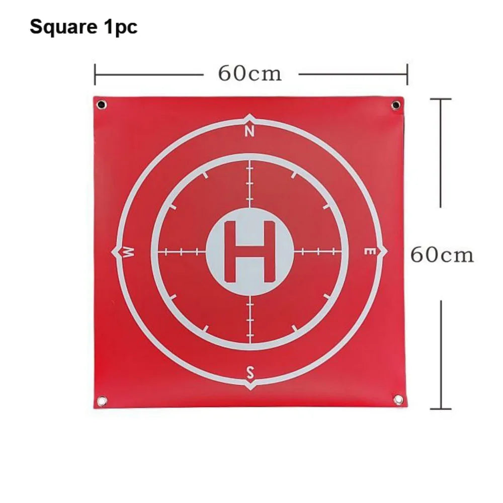 Foldable Drone Landing Pad 60cm – Waterproof with Ground Nails