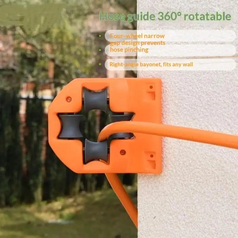 Garden Hose Guide Bracket – Anti-Skid Corner Roller