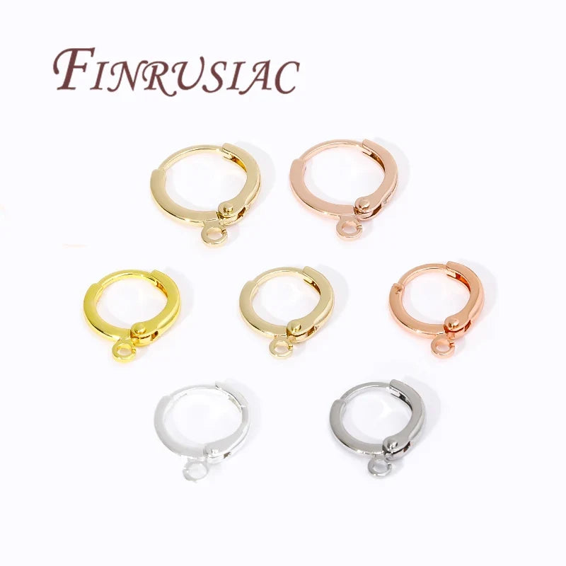 Gold Plated Hypoallergenic Earring Hooks 10pcs – DIY Jewelry