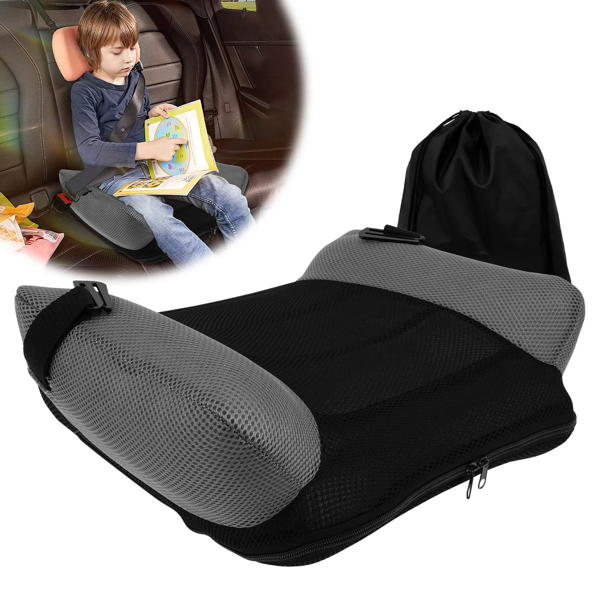 Inflatable Seat Booster Cushion – Portable PVC Chair Pad