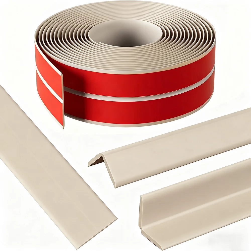 Self-Adhesive Flexible Wall Corner Protector & Caulk Strip
