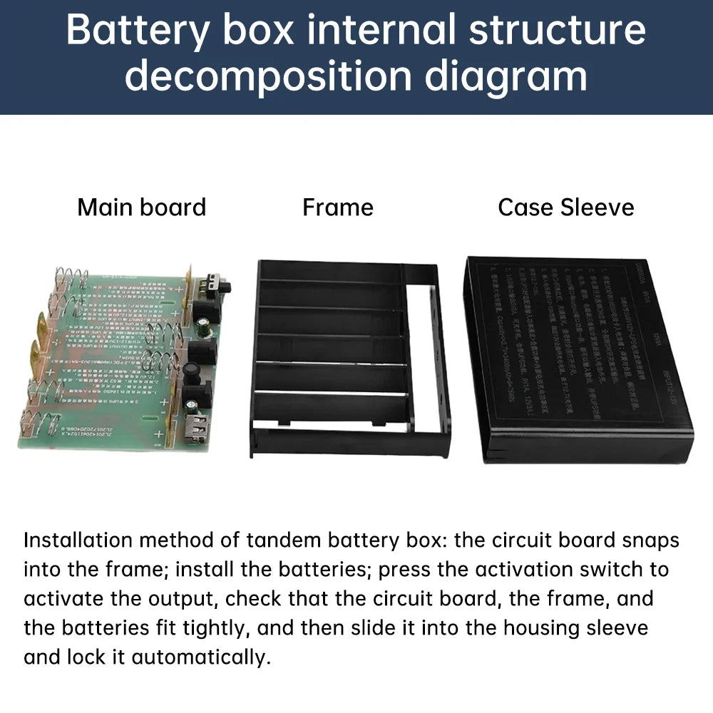 ANENG 6×18650 UPS Battery Box 60W – 5V/9V/12V Router Backup