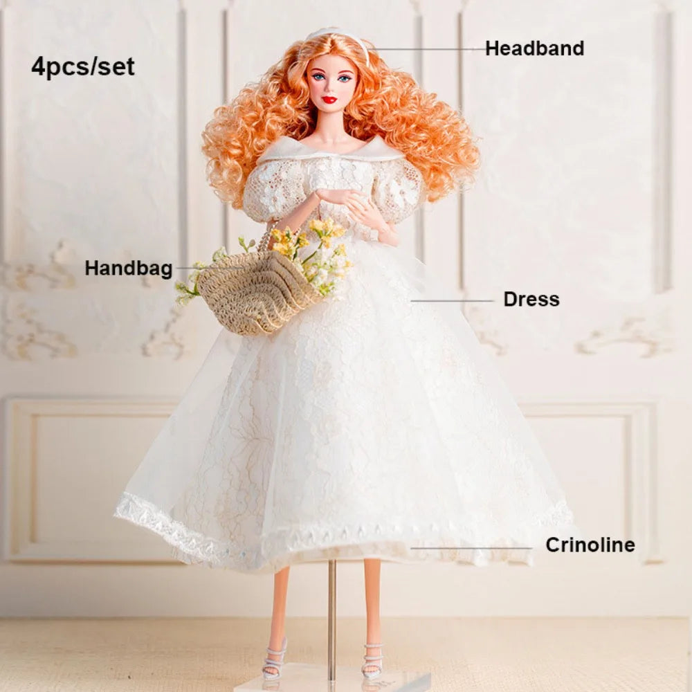Supermodel Doll Clothes Set with Shoes – 10 Styles, 30–32cm