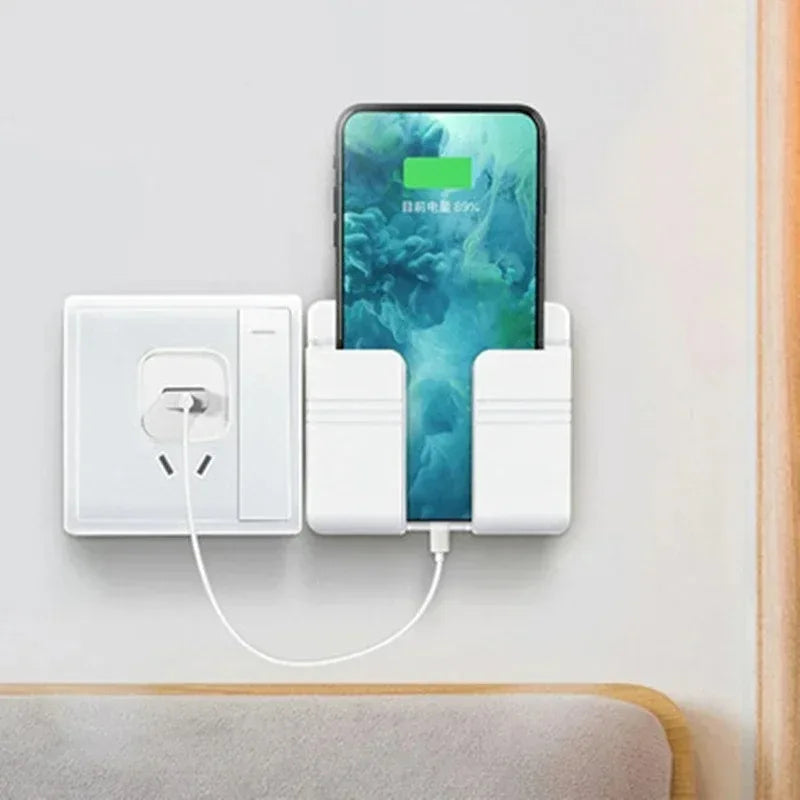 Wall Mounted Phone & Remote Holder – Kitchen Bathroom Bedroom