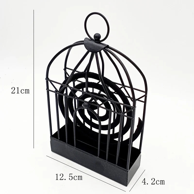 Nordic Iron Bird Mosquito Coil Holder & Incense Shelf Decor